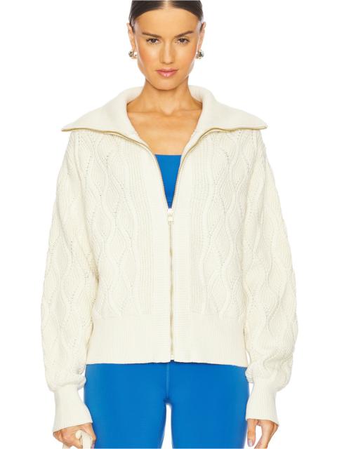 VARLEY Lando Full Zip Knit Sweater
