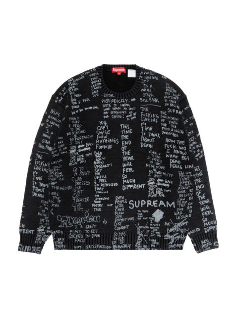 Supreme Supreme Gonz Poems Sweater 'Black'