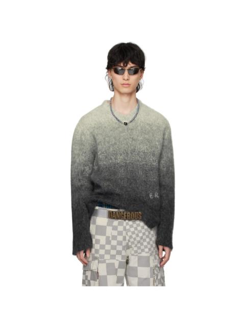 Gray Gradient Sweater