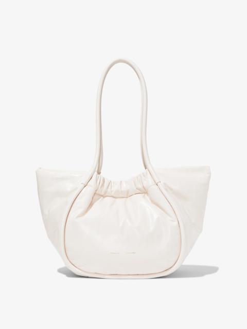 Large Ruched Tote in Puffy Nappa