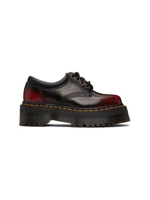 Dr. Martens Burgundy 8053 Quad Platform Derbys