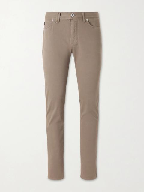 Brioni Meribel Straight-Leg Cotton-Blend Trousers