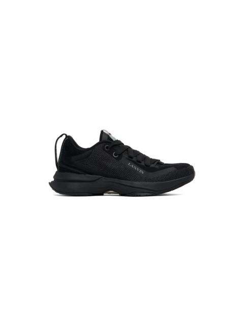 Black L-I Mesh Sneakers