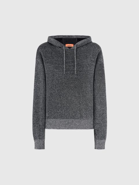 Missoni Glitter effect viscose hoodie