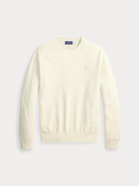 Polo Ralph Lauren Mesh-Knit Cotton Crewneck Sweater