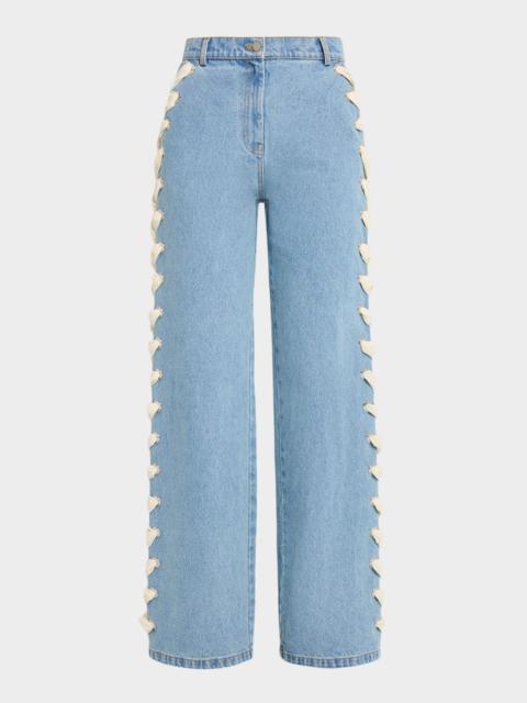 AKNVAS Lyd Laced Denim Trousers