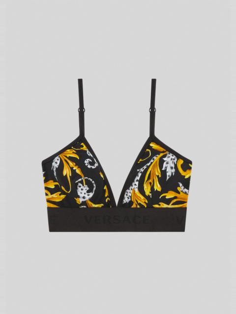 VERSACE Acanthus Print Bralette