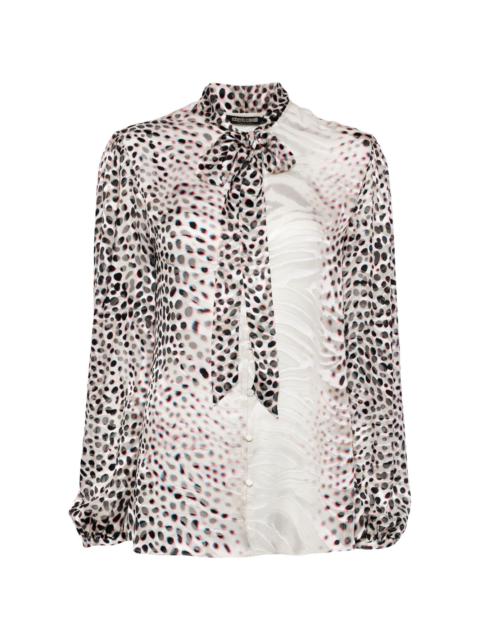 all-over graphic print shirt