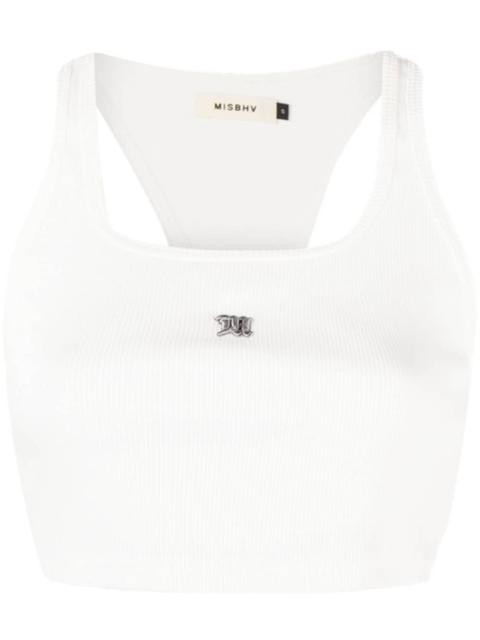 MISBHV The M logo-embroidered top