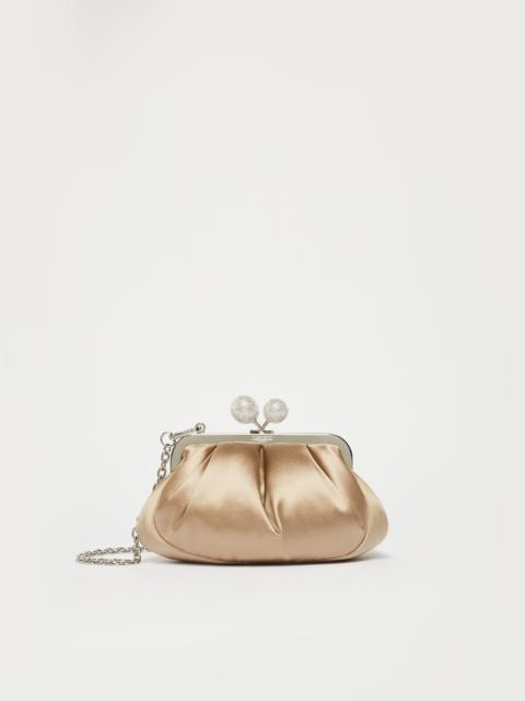 WEEKEND Max Mara EMMY Small satin Pasticcino Bag with rhinestones