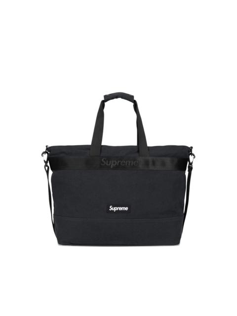 Supreme logo-plaque tote bag
