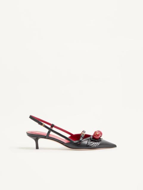 Valentino CHERRYFIC SLINGBACK PUMPS IN KID 45MM