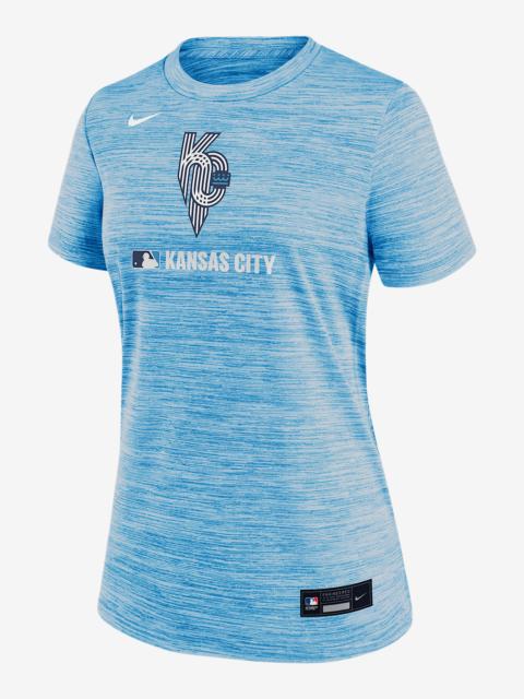 Nike Kansas City Royals Authentic Collection City Connect Velocity Women's Nike Dri-FIT MLB T-Shirt