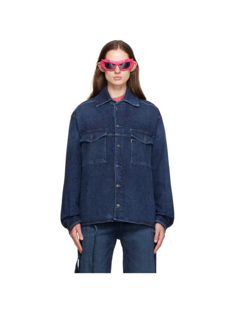 OTTOLINGER Blue Buttoned Denim Shirt
