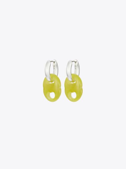 TORY BURCH Gemini Link Small Hoop Earrings