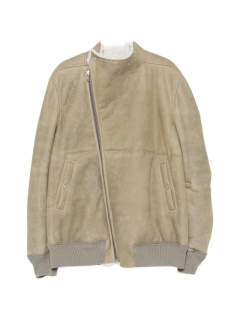 Rick Owens Rick Owens Hollywood Flight Shearling-lined Leather Jacket