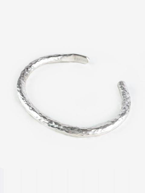 Iron Heart OGL-HHAM-BANGLE-SIL OGL - Hand Hammered Bracelet - Sterling Silver