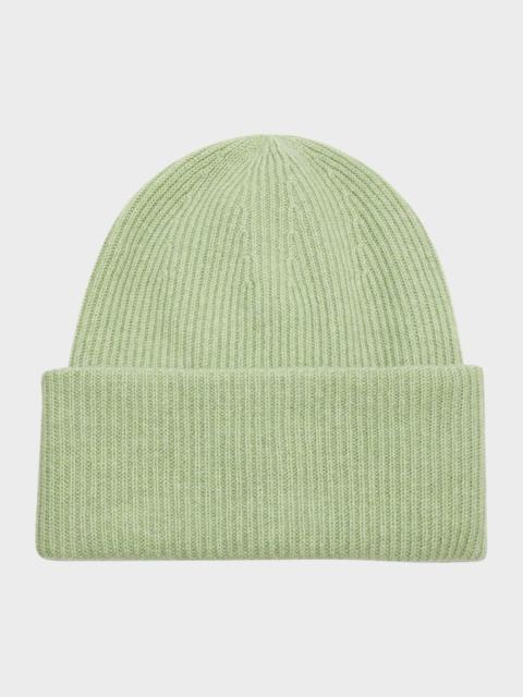 LISA YANG Stockholm Ribbed Cashmere Beanie
