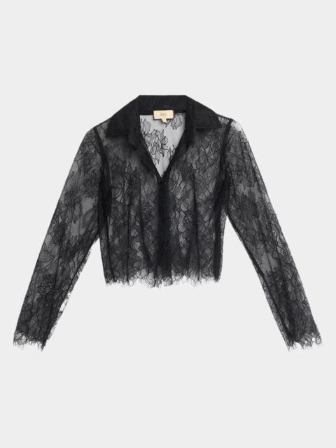 JBQ Tahlia Lace Cropped Top