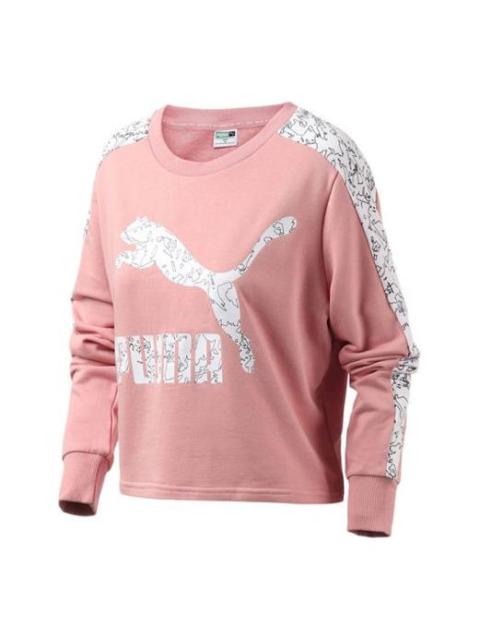 PUMA (WMNS) PUMA Classics Logo Crew AOP 595906-14