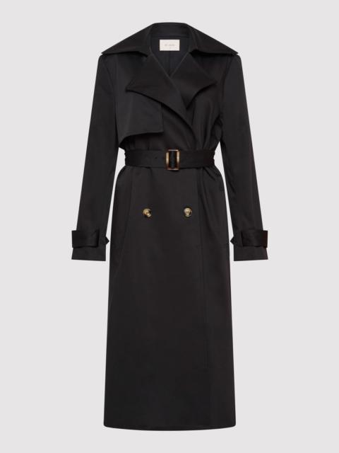 ST. AGNI Classic Trench Coat - Black