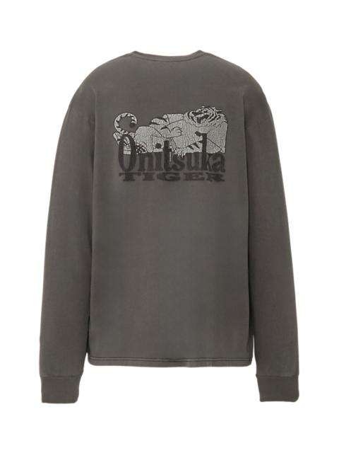 Onitsuka Tiger WASHED LONG SLEEVED GRAPHIC TEE