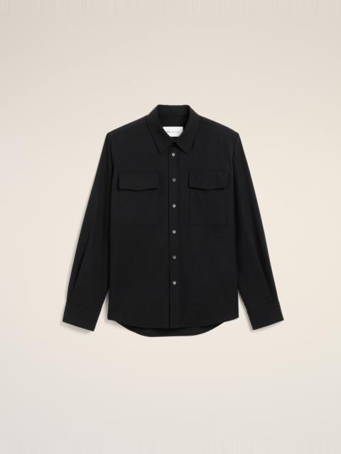 AMI Paris BLACK WOOL SHIRT