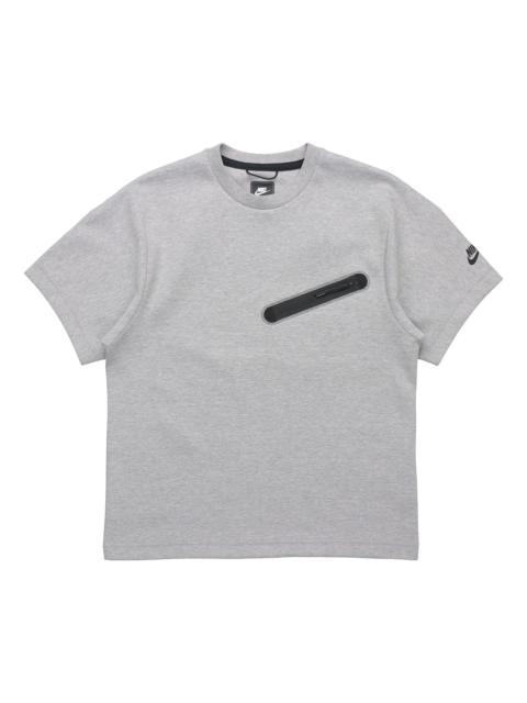 Nike Sportswear NSW TECH FLEECE Short Sleeve dark grey Gray CZ3504-063