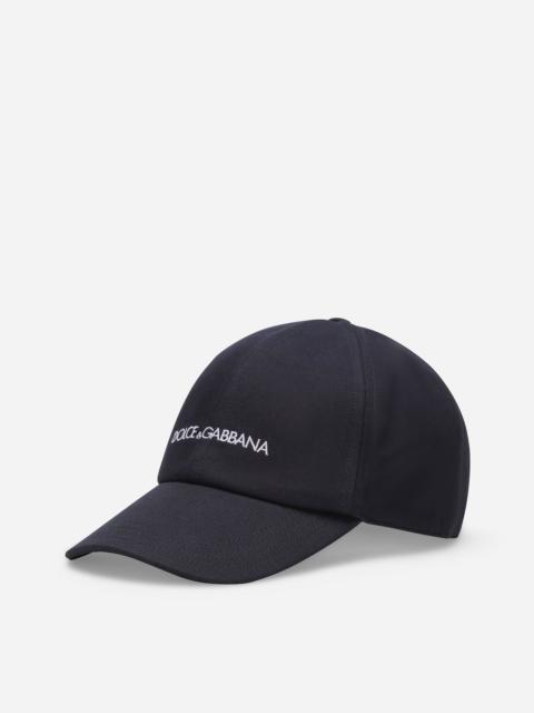 Cotton baseball cap with Dolce&Gabbana logo