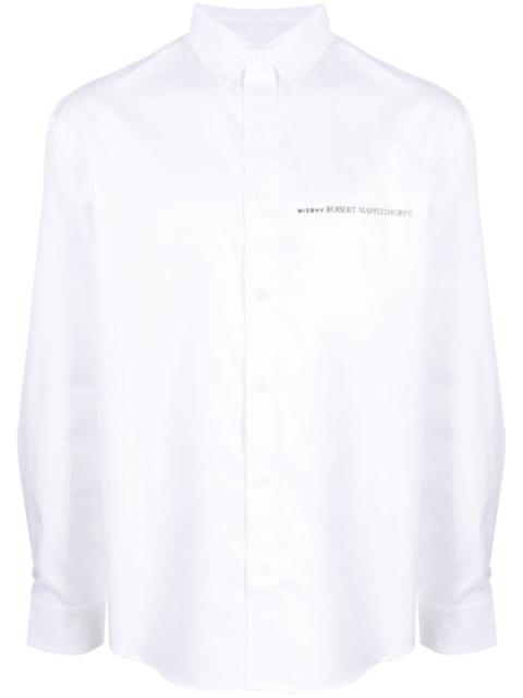 MISBHV logo-detail cotton shirt