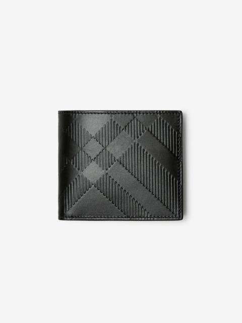 Burberry Leather Bifold Coin Wallet