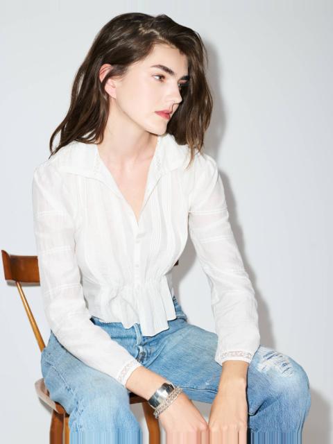 RE/DONE Addie Blouse - Vintage White