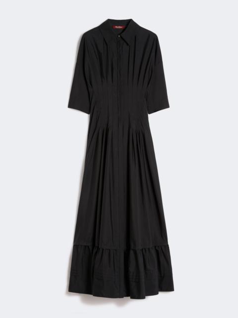 Max Mara Studio CERA Cotton poplin dress - BLACK