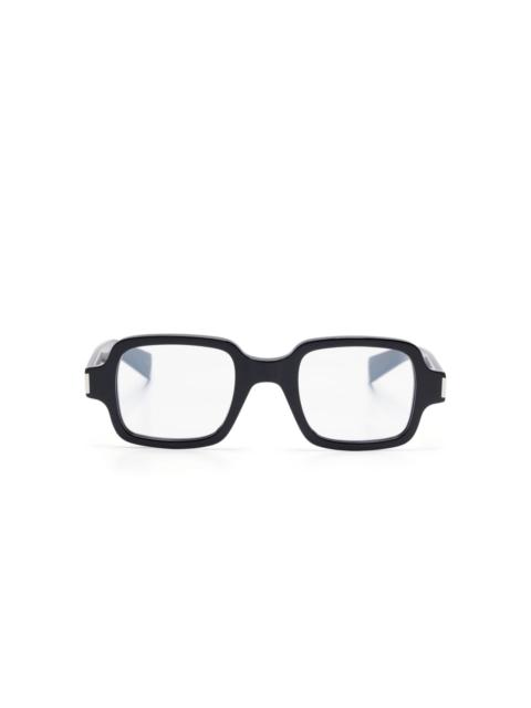 rectangle-frame glasses