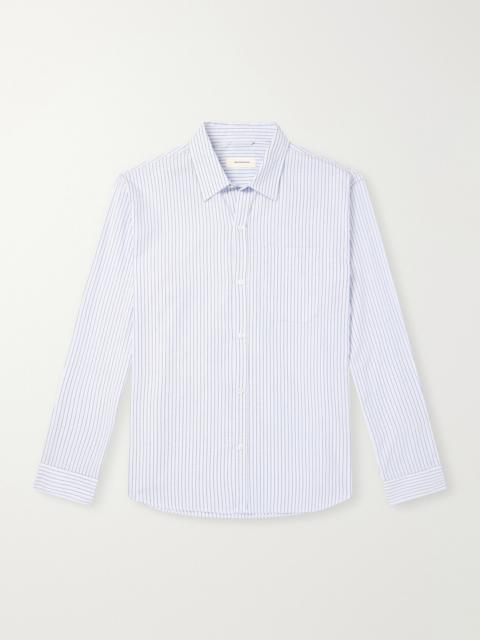 mfpen Distant Striped Cotton-Poplin Shirt