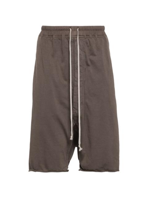 Rick Owens DRKSHDW drop-crotch cotton track shorts