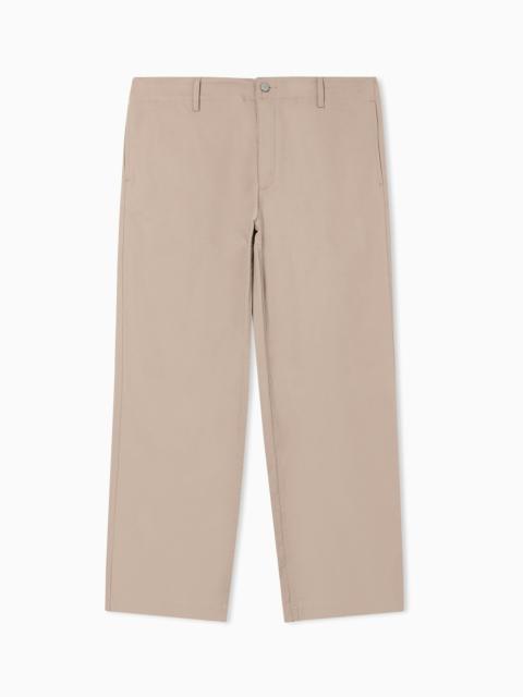 EMPORIO ARMANI ASV organic gabardine chinos
