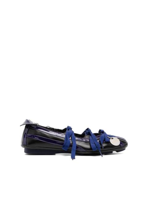 Kiko Kostadinov Lella hybrid ballet pumps
