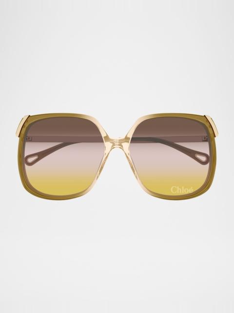 Chloé Round Acetate Sunglasses