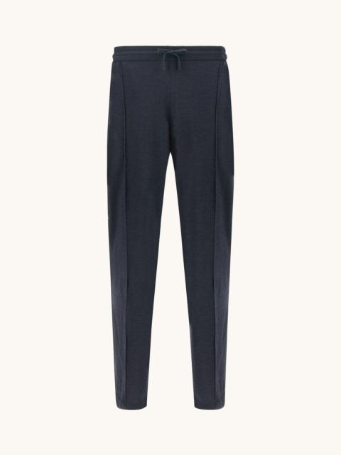 Paul & Shark LEISURE PANTS IN WOOL AND SILK KNIT