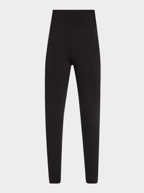 EILEEN FISHER Cropped High-Rise Jersey Leggings