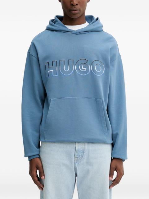 HUGO logo-detail hoodie