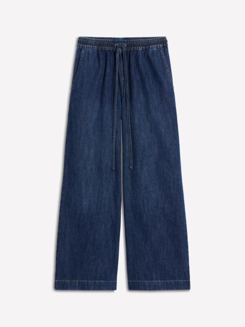 BODEN Drawcord Denim Pants-MID WASH