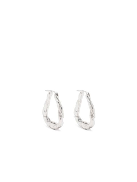 Loewe twist-detail hoop earrings