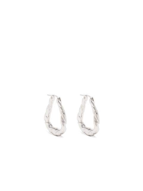 Loewe twist-detail hoop earrings