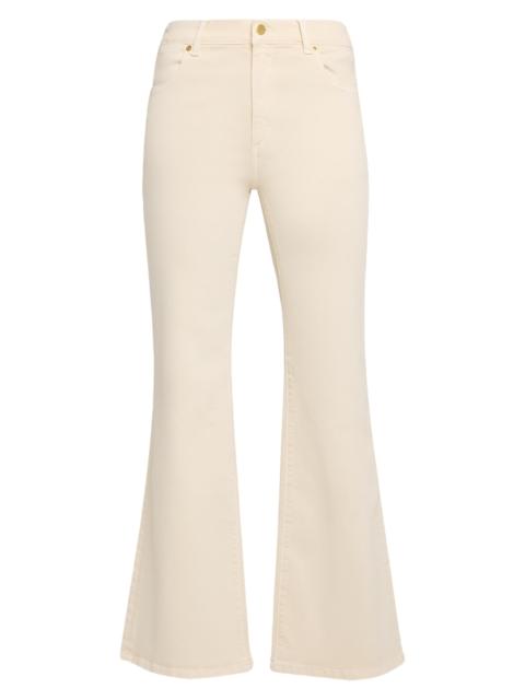 KOBI HALPERIN Women's Rosie Garment-Dyed Flare Pants - Ecru