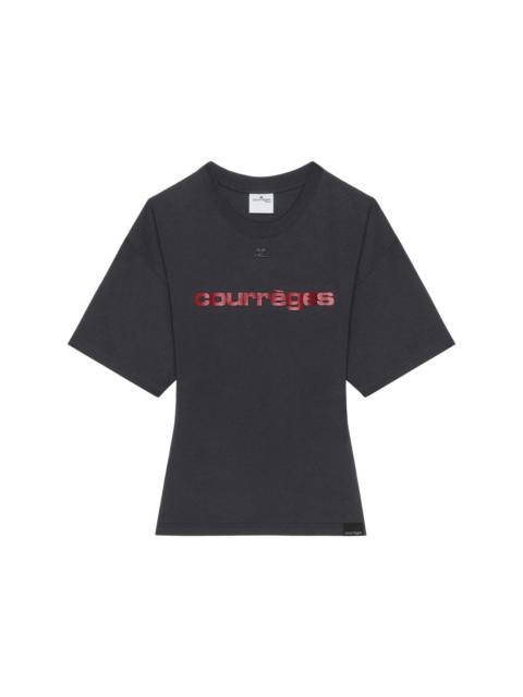 courrèges printed T-shirt