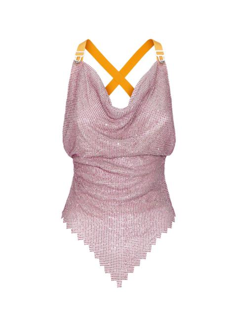 POSTER GIRL RHINESTONED BEYAN TOP COSMO