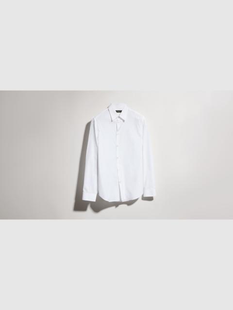 GUCCI Piece dyed cotton poplin shirt