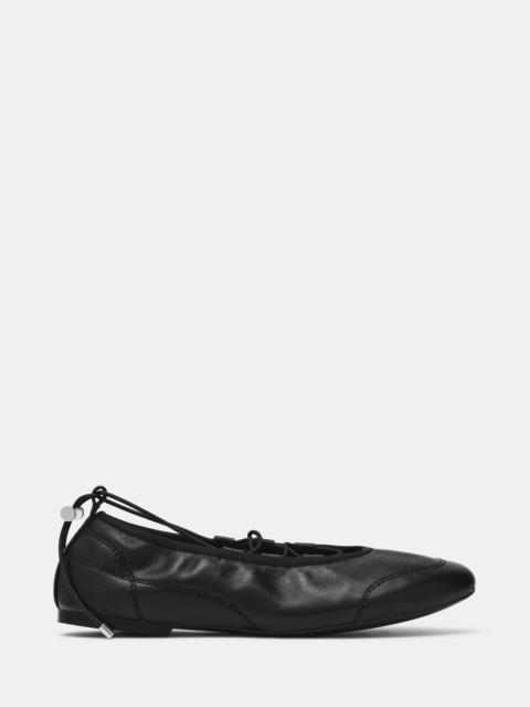 STEVE MADDEN ALME BLACK LEATHER